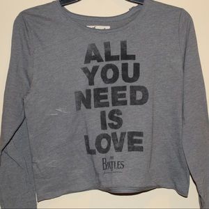 Beatles lyric long sleeve shirt